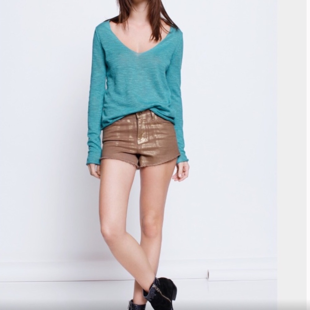 Zadig & Voltaire V-Neck Logo Sweater - Size Medium